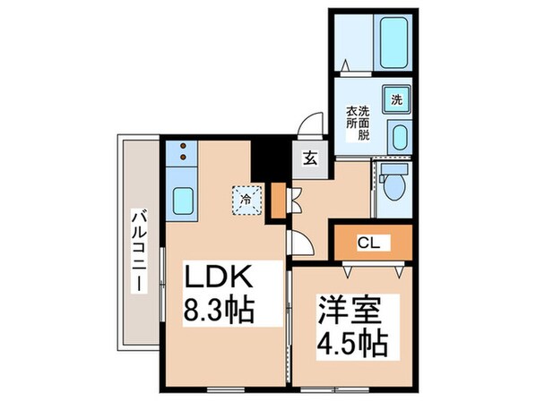 仮）泉佐野市笠松Ａ棟　新築工事の物件間取画像